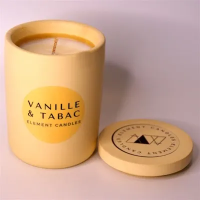 Vanille & Tabac lid off label up