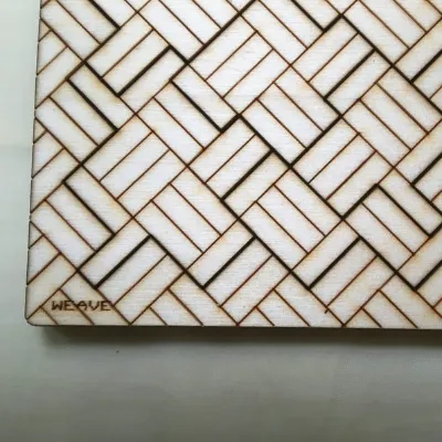 Weave Tessellation Wooden Tray Puzzle 4