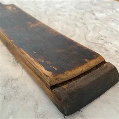 Back of Whisky Stave Serving Board