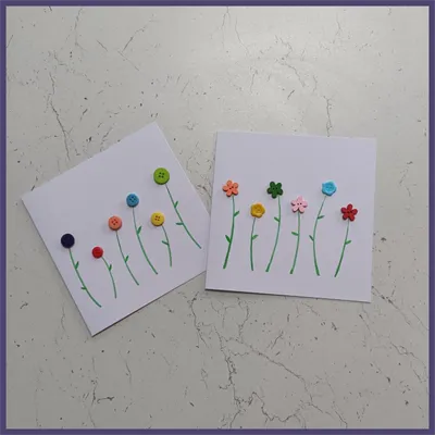 Wild Flowers Handmade Card 8