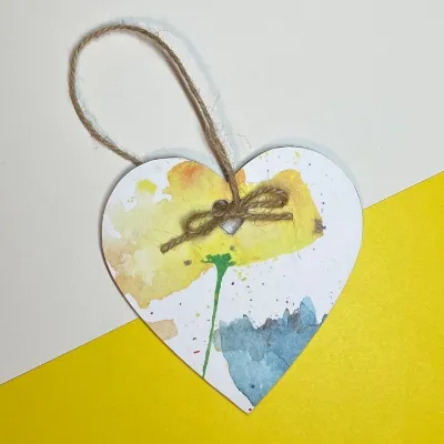 Wooden Hanging Heart Ornaments Decoratio 2