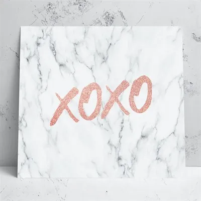 XOXO Greeting Card