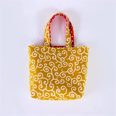 Yellow Mini Tote Bag | Japanese Design 2