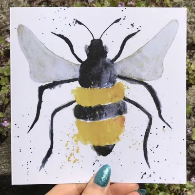 Bee Greetings Card