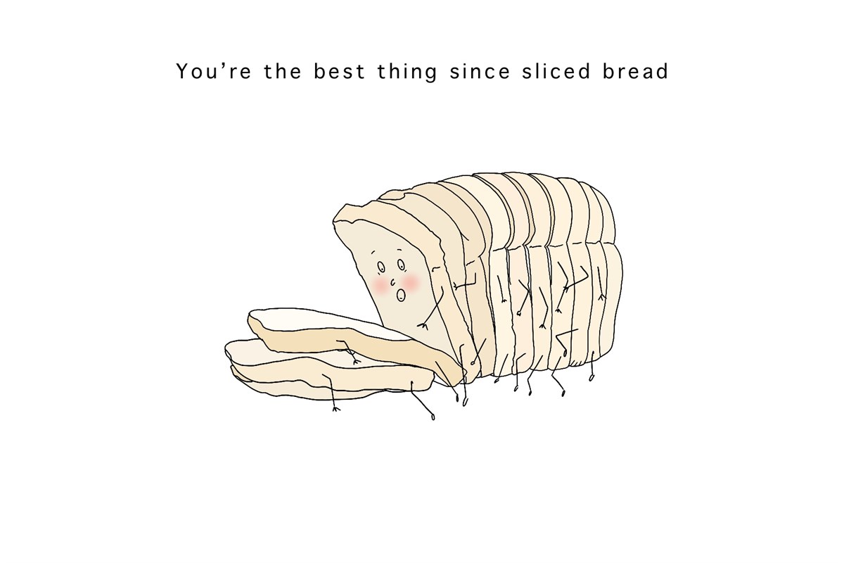 The Best Thing Since Sliced Bread Card by Brighton Prints Small Market