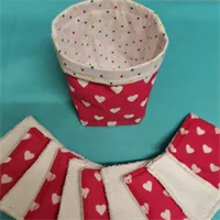 Set Of 10 Washable Face Wipes In Basket