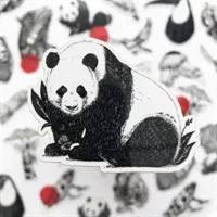 Panda Animal Sticker gallery shot 2