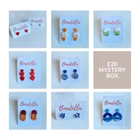 Mystery box earrings