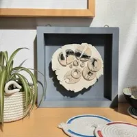 3d Ceramic Wall Art 'elemental'