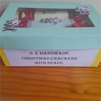 6 Glittery Panda Handmade Christmas Crac 6