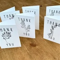 8 Thank You Cards
