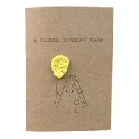 A Cheesy Birthday Pun Card