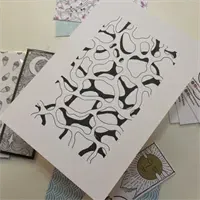 A5 Small Water Illustration Hand Drawn 2