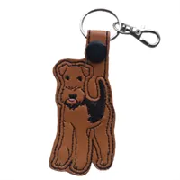 Airedale Terrier Keyring