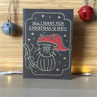 All I Want For Christmas Is Mew Card