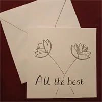 All The Best Flowers Handmade Card 2