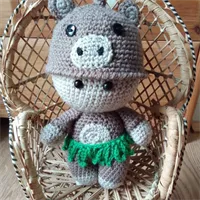 Amigurmi doll in monkey outfit 3 gallery shot 1