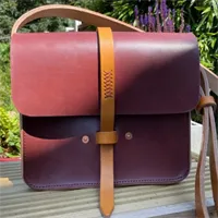 Anastasia Handmade Leather Bag Large 1 gallery shot 8