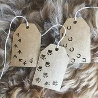 Animal Print Gift Tags