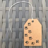 Paw Print Tags