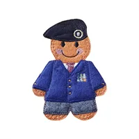 Army Veteran Gingerbread Character
