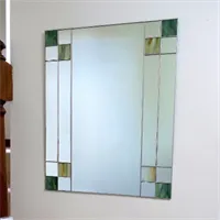 Art Deco rectangular mirror