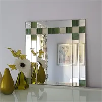 Art Deco Square Wall Mirror