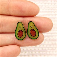 Avocado Stud Earrings
