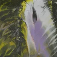 Awakening; Acrylic on art card by Rev Deb Art