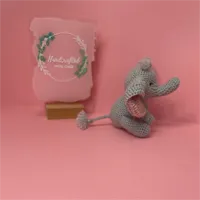 Baby elephant crochet toy 2