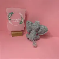 Baby elephant crochet toy 3 gallery shot 7