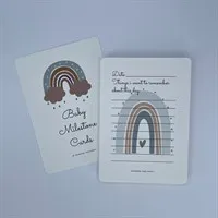 Baby Milestone Cards | Rainbow Design