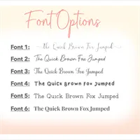 Font Options