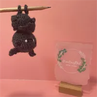 Bat crochet toy 3