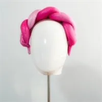 Bespoke Braided Padded Headband gallery shot 2