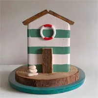 Beach Hut- Green