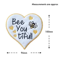 Bee You Tiful Heart Hanging Decoration 2 gallery shot 2