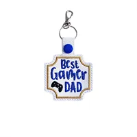 Best Gamer Dad Keyring