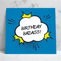 Birthday Badass Birthday Card