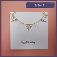 Birthday Bunting Handmade Card 2