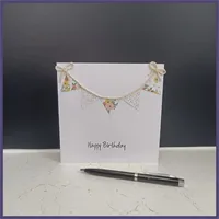Birthday Bunting Handmade Card