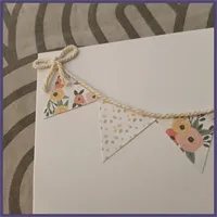 Birthday Bunting Handmade Card 4 gallery shot 13