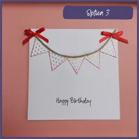 Birthday Bunting Handmade Card 10