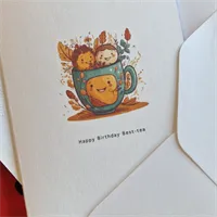 Birthday Card for a Bestie. Handmade bir 3