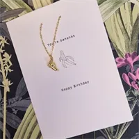 Birthday card, with necklace. You&#39;re 2