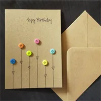 Birthday Flower Card, Unique / Handmade  2 gallery shot 4