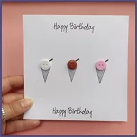 Birthday Ice Creams, Handmade Card 2