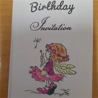 Birthday Invitation fairy card 1 gallery shot 6