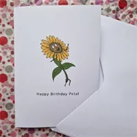 Birthday Petal/Flower, Birthday Card. Su 2