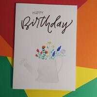 Birthday Watering Can Card
